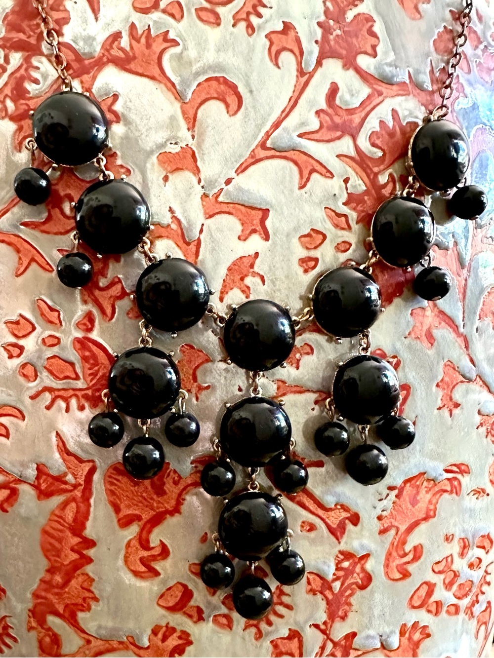 J Crew Black Statement Bubble Bib Necklace - Women Jewelry